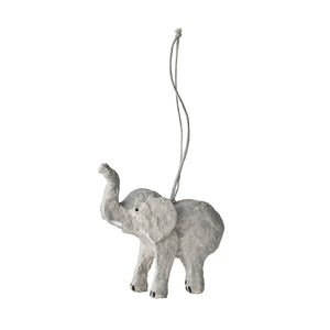 Fog Linen Work Papier Maché Ornament: Elephant