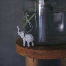 Fog Linen Work Papier Maché Ornament: Elephant