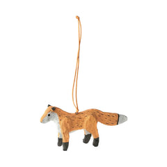 Fog Linen Work Papier Maché Ornament: Fox