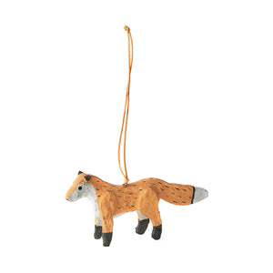 Fog Linen Work Papier Maché Ornament: Fox