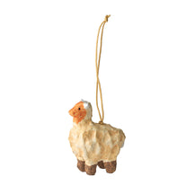 Fog Linen Work Papier Maché Ornament: Sheep