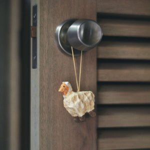 Fog Linen Work Papier Maché Ornament: Sheep