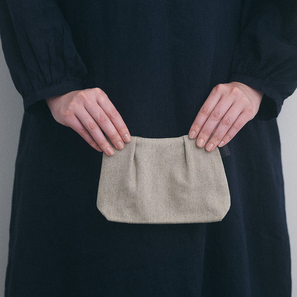 Fog Linen Work Seg Pouch (S): Natural