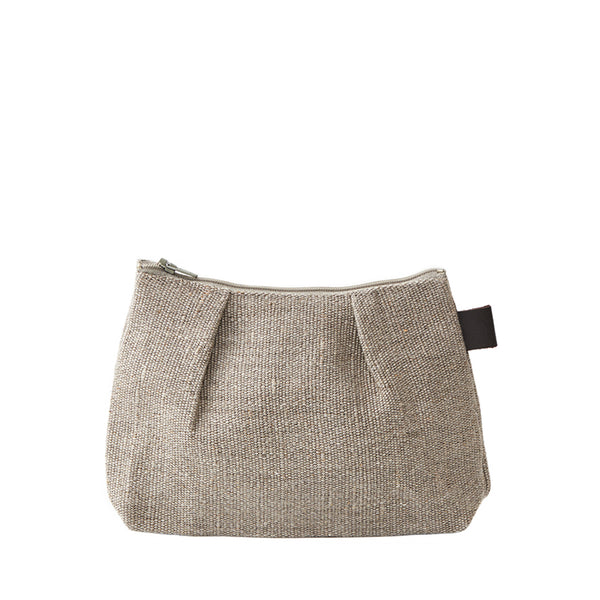Fog Linen Work Seg Pouch (S): Natural