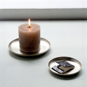 Fog Linen Work Silver Plate: Round (M)