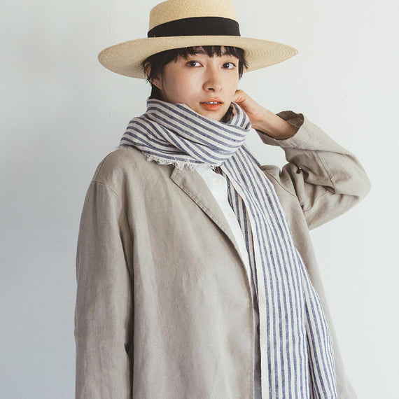 Fog Linen Work Tuz Fringe Scarf: Jasper