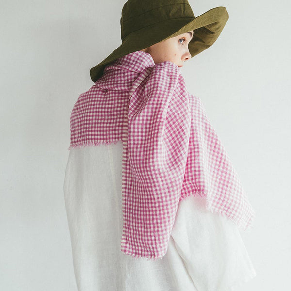 Fog Linen Work Tuz Fringe Scarf: Robin