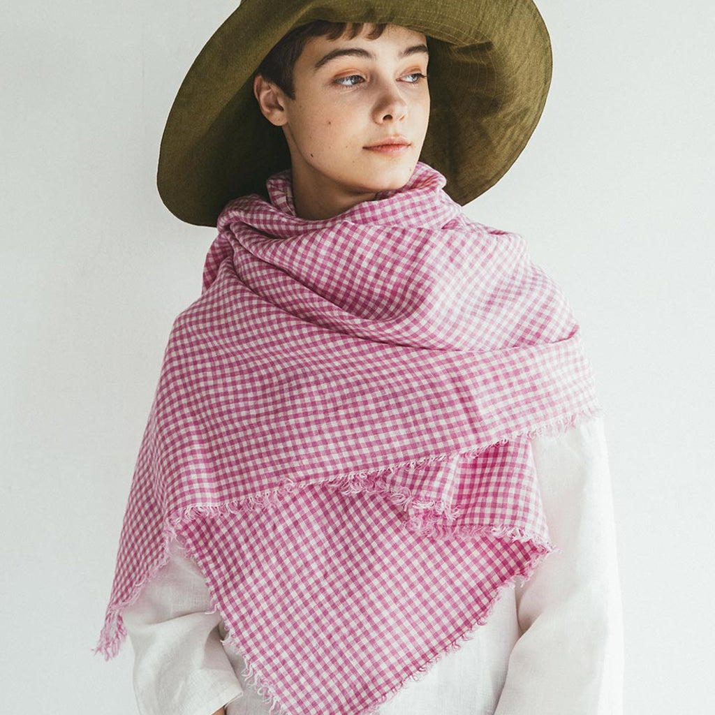 Fog Linen Work Tuz Fringe Scarf: Robin