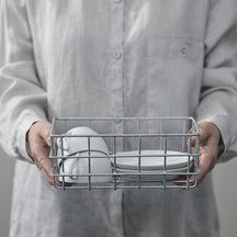 Fog Linen Work Zinc Pantry Basket