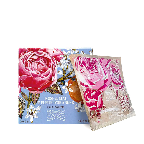 Fragonard Fleur d'Oranger + Rose de Mai Perfumed Sachets