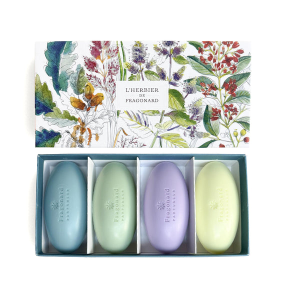Fragonard Herbarium Bois Soap Gift Set 4 x 50g