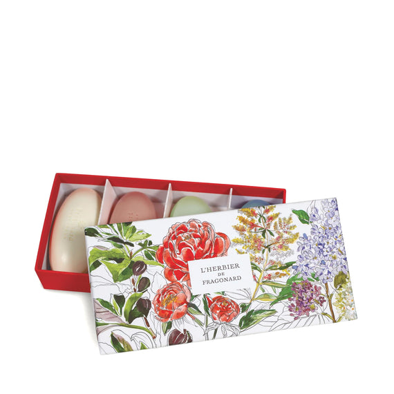 Fragonard Herbarium Fleurs Soap Gift Set 4 x 50g