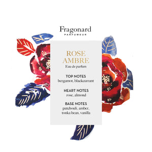 Fragonard Rose Ambre Perfumed Soap & Soap Dish