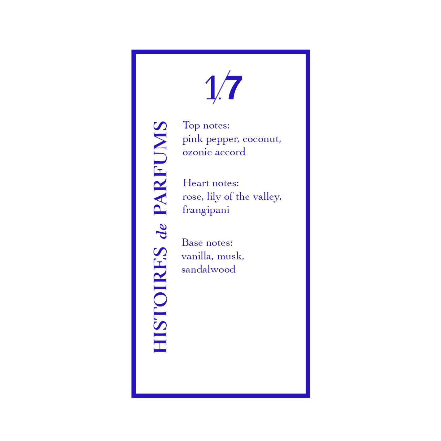 Histoires de Parfums Blue 1.7 Travel Eau de Parfum