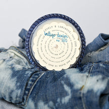 Simpatico Indigo Denim Hobnail 100hr Candle