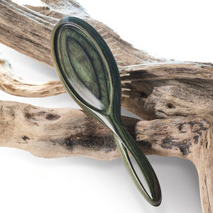 Infinito Green Lacquered Hair Brush - Bristles