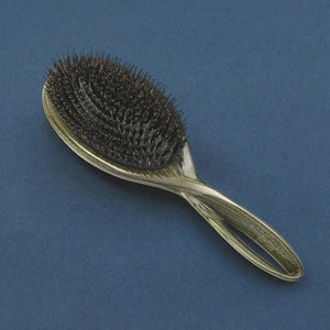 Infinito Green Lacquered Hair Brush - Bristles