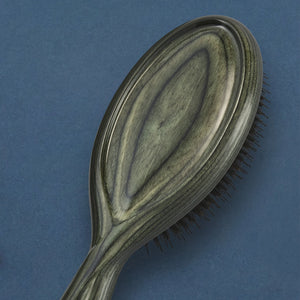 Infinito Green Lacquered Hair Brush - Bristles