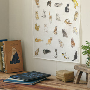 Isabelle Boinot Handkerchief: Cat
