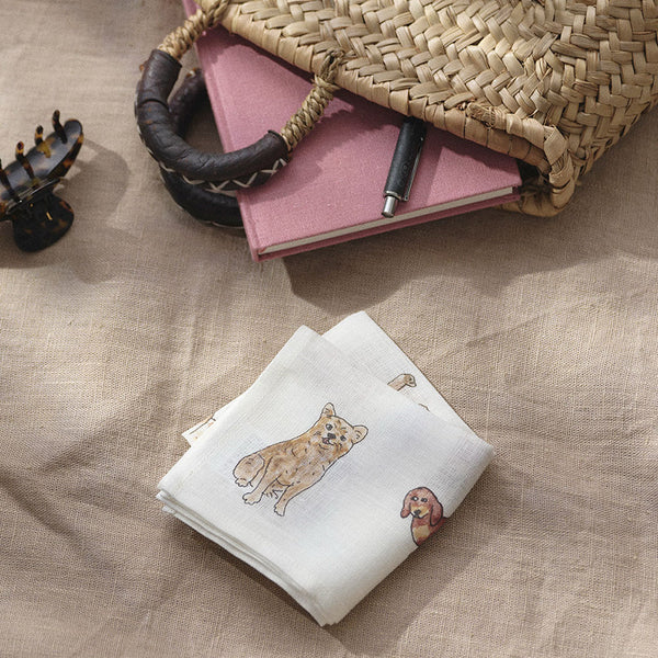 Isabelle Boinot Handkerchief: Dog