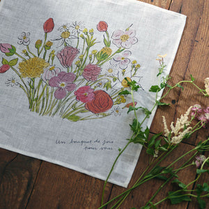 Isabelle Boinot Handkerchief: Wildflowers