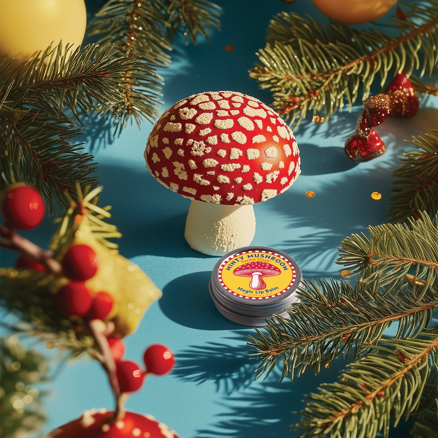 Kalastyle Swedish Dream Minty Mushroom Lip Balm