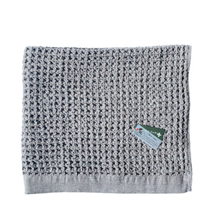 Kontex Brera Waffle Bath Sheet - Grey