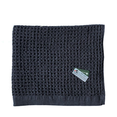 Kontex Brera Waffle Bath Sheet - Navy
