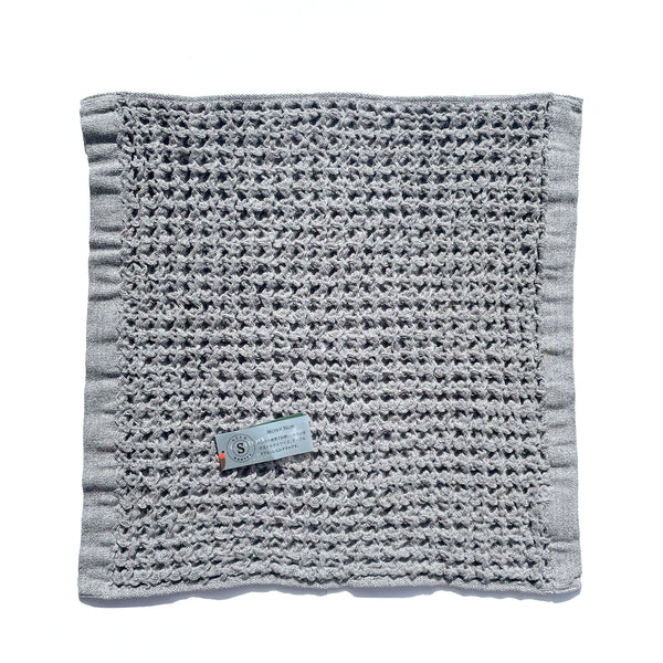 Kontex Brera Waffle Face Cloth - Grey