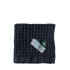 Kontex Brera Waffle Face Cloth - Navy