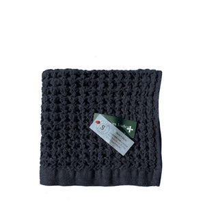 Kontex Brera Waffle Face Cloth - Navy