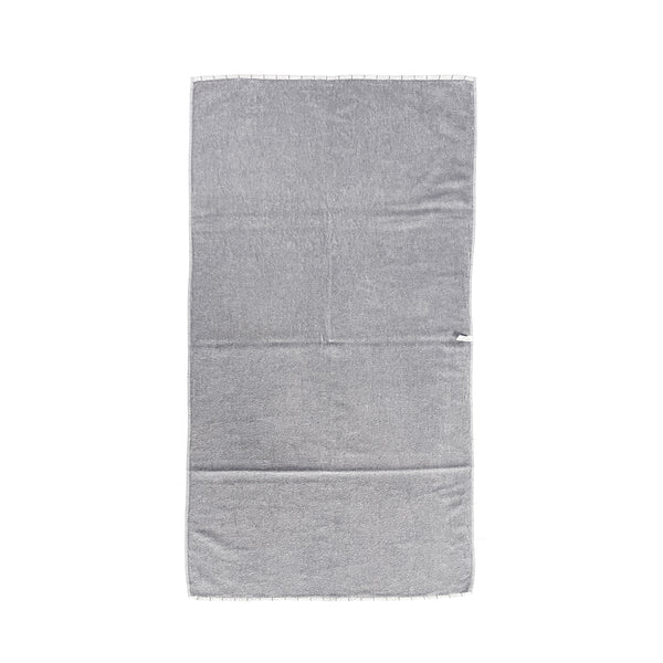 Kontex Graph Bath Sheet - Charcoal