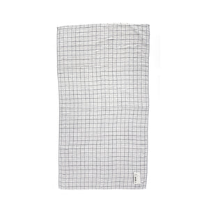 Kontex Graph Bath Sheet - Charcoal