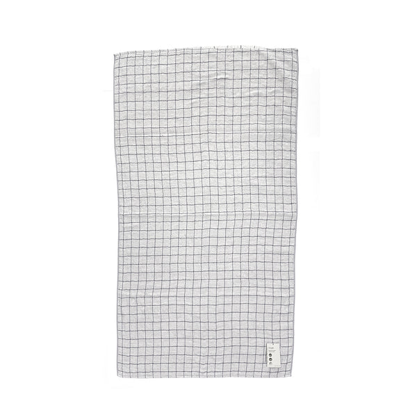 Kontex Graph Bath Sheet - Charcoal