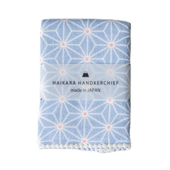 Kontex Haikara Handkerchief - Asanoha Blue
