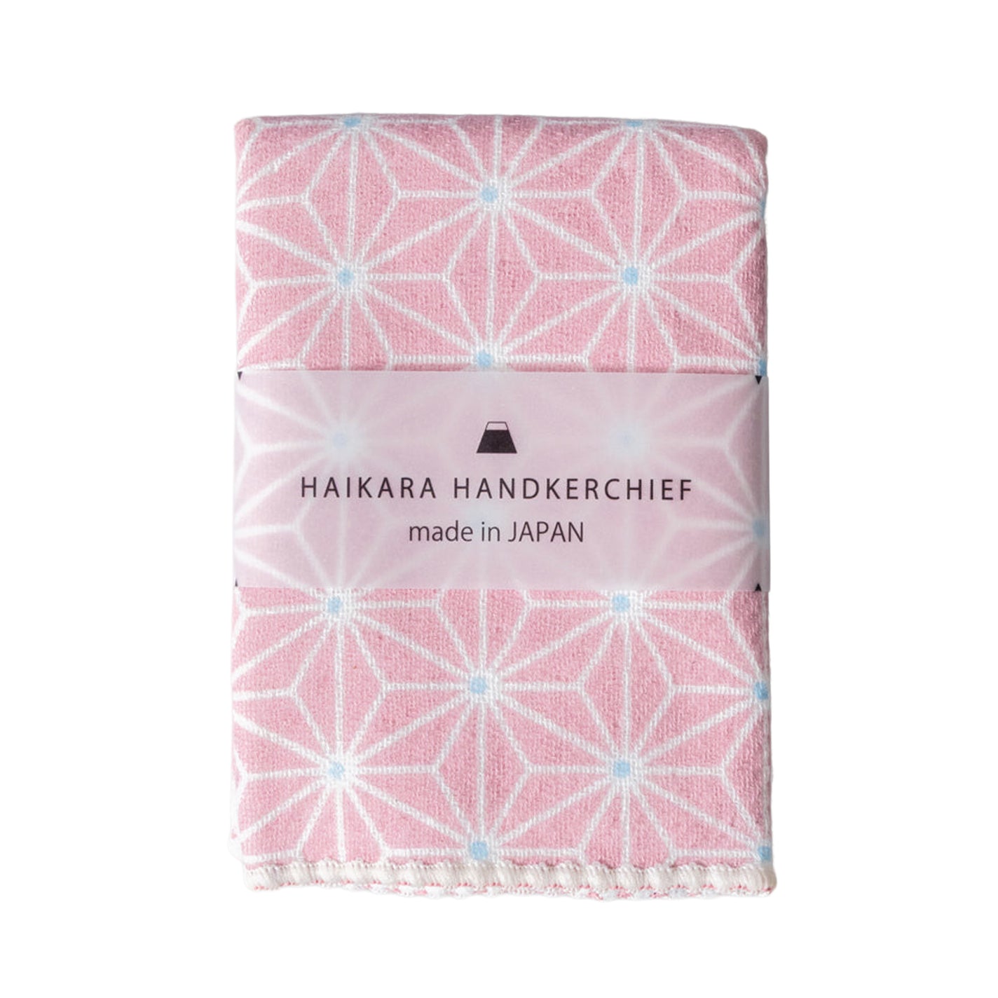 Kontex Haikara Handkerchief - Asanoha Pink