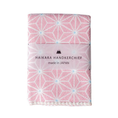 Kontex Haikara Handkerchief - Asanoha Pink