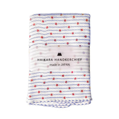 Kontex Haikara Handkerchief - Sudare Navy