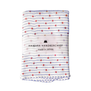 Kontex Haikara Handkerchief - Sudare Navy