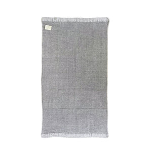 Kontex Vintage Waffle Towel Charcoal - 125cm x 190cm