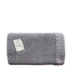 Kontex Vintage Waffle Towel Charcoal - 125cm x 190cm