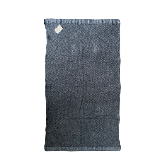 Kontex Vintage Waffle Towel Navy - 125cm x 190cm