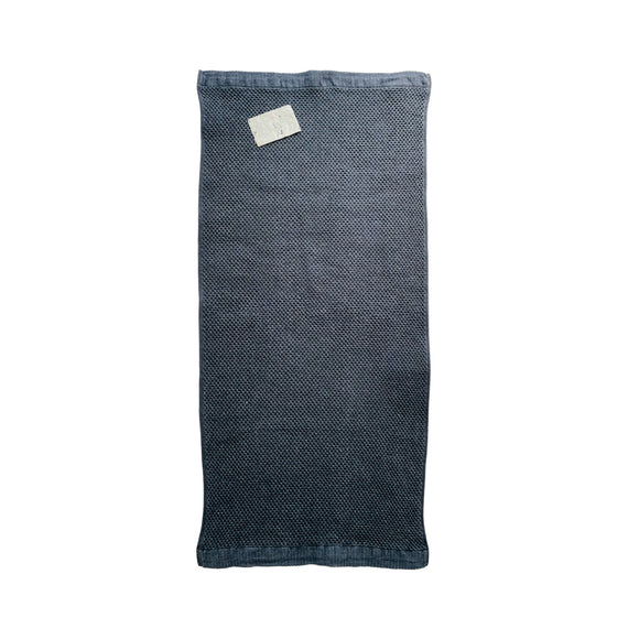 Kontex Vintage Waffle Towel Navy - 36cm x 83cm