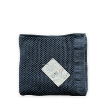 Kontex Vintage Waffle Towel Navy - 36cm x 83cm