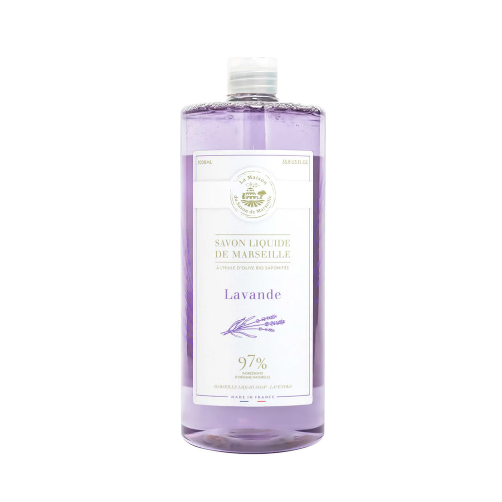 La Maison du Savon de Marseille Liquid Marseille Soap 1L - Lavender