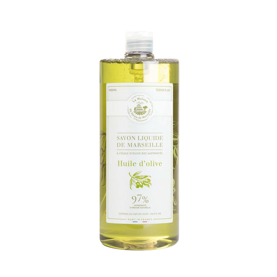 La Maison du Savon de Marseille Liquid Marseille Soap 1L - Olive Oil