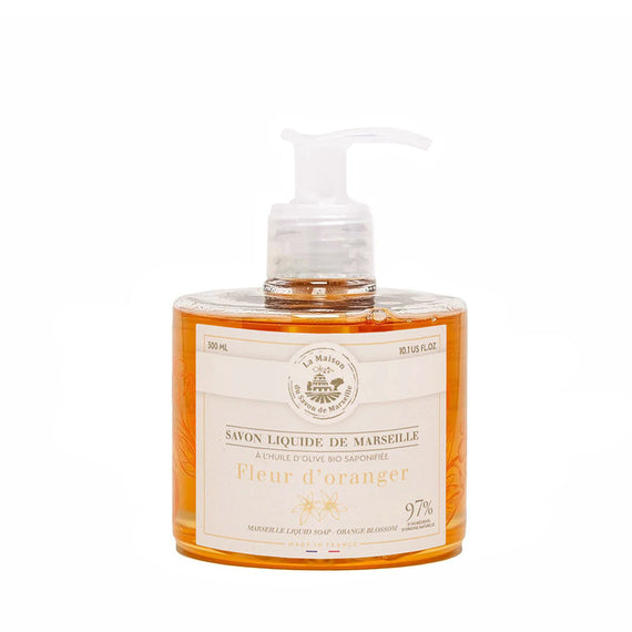 La Maison du Savon de Marseille Liquid Marseille Soap 300ml - Orange Blossom