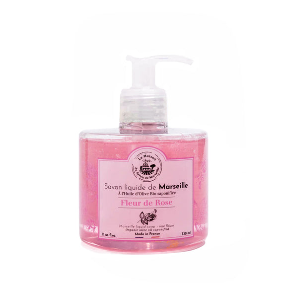 La Maison du Savon de Marseille Liquid Marseille Soap 330ml - Rose