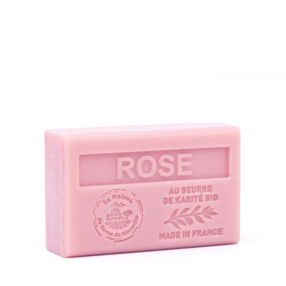 La Maison du Savon de Marseille Shea Butter Soap 125g - Rose