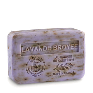 La Maison du Savon de Marseille Shea Butter Soap 250g - Lavande Broyee / Crushed Lavender
